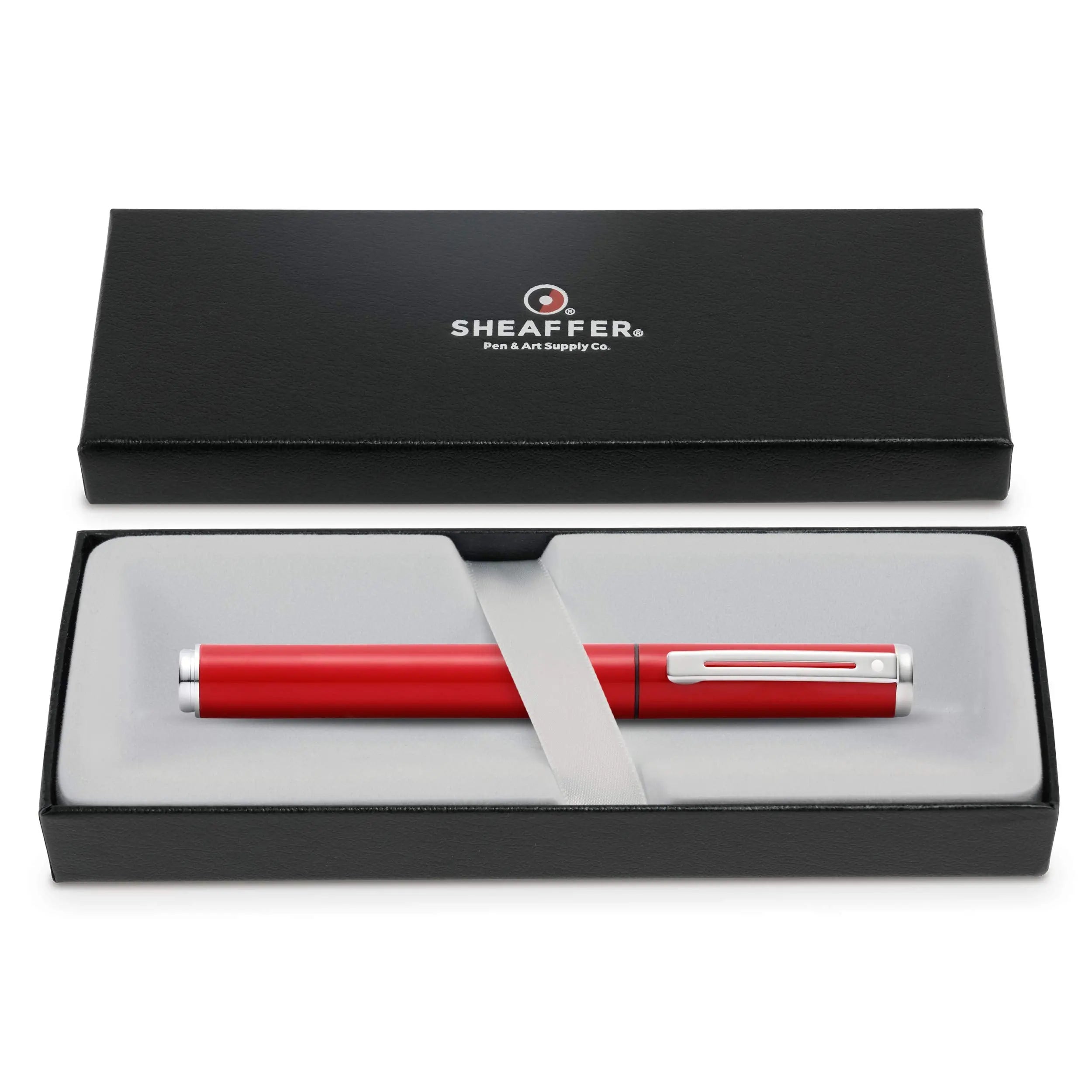 Sheaffer Pop Glossy Red Gel Rollerball Pen with Chrome Trim Sheaffer