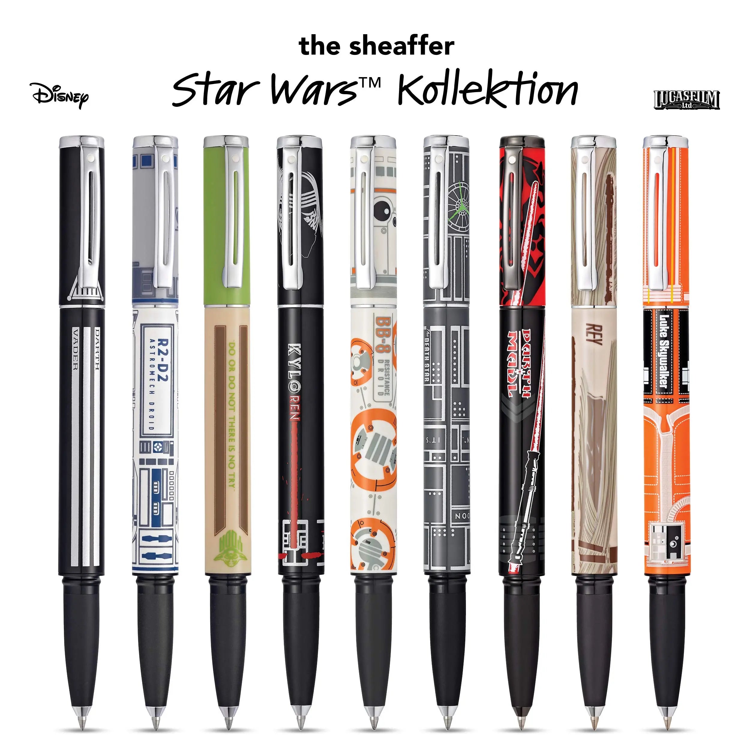 Sheaffer Pop Star Wars R2-D2 Gel Rollerball Pen with Chrome Trim Sheaffer