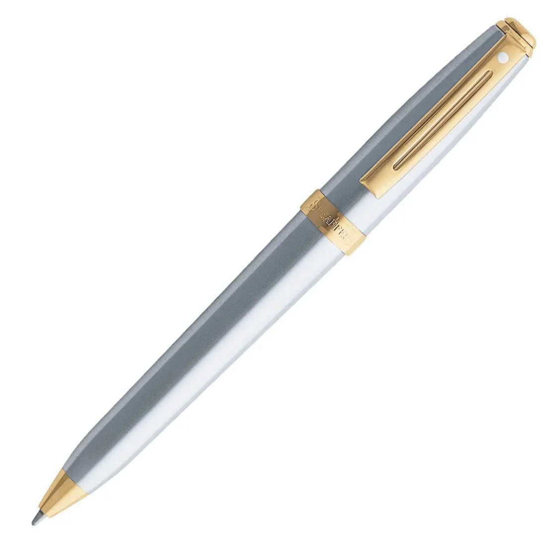 Sheaffer Prelude 22-Karat Gold Plated trim Ballpoint, Chrome (342-2) Sheaffer