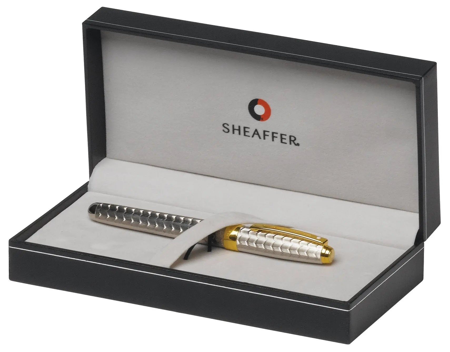 Sheaffer Prelude Signature Silver plate with Engraved Snakeskin Pattern featuring 22K Gold Plate Trim Rollerball (9170-1) Sheaffer