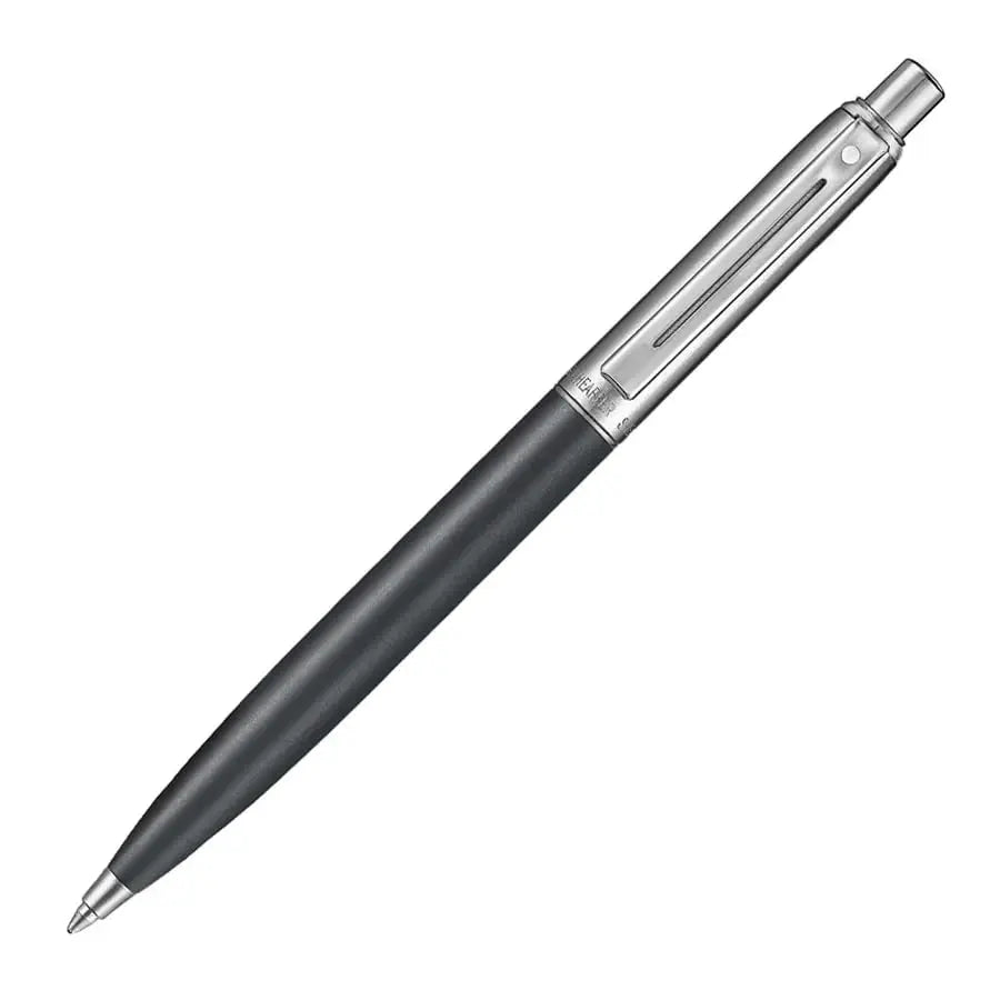Sheaffer Sentinel E331 Ballpoint Pen, Matte Black with Chrome Trim, Medium Point. Sheaffer