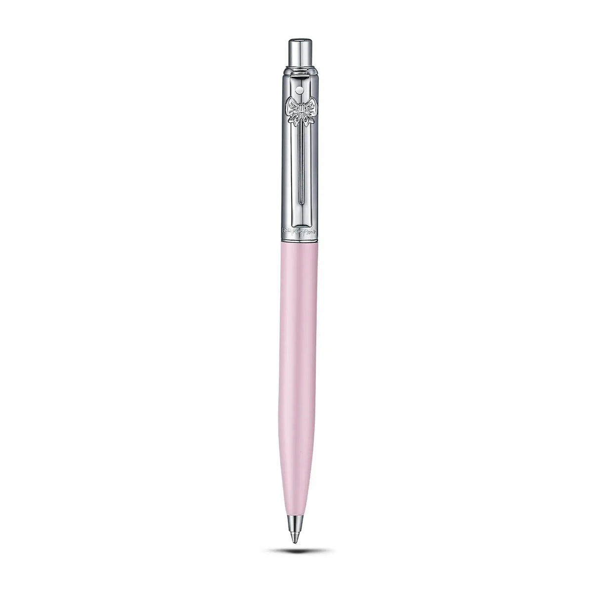 Sheaffer Sentinel Emily in Paris E321 Ballpoint Pen, Chrome-Plated Trims, Bow-Shaped Clip cross