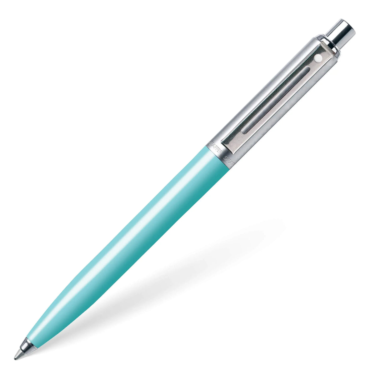 Sheaffer Sentinel, Black Resin Barrel, Chrome Cap, Nickel Plate Trim, Ballpoint cross