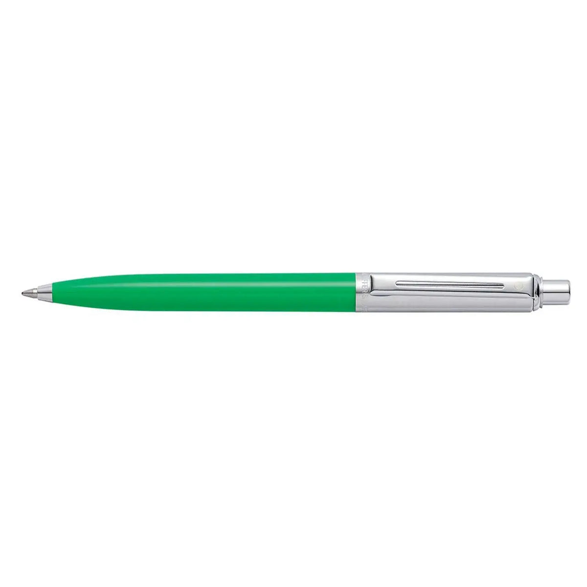 Sheaffer Sentinel, Black Resin Barrel, Chrome Cap, Nickel Plate Trim, Ballpoint cross