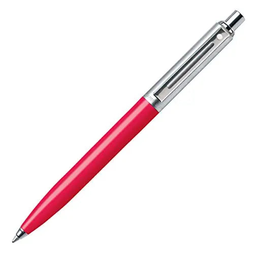 Sheaffer Sentinel, Black Resin Barrel, Chrome Cap, Nickel Plate Trim, Ballpoint cross