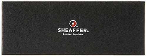 Sheaffer Sentinel, Black Resin Barrel, Chrome Cap, Nickel Plate Trim, Ballpoint cross