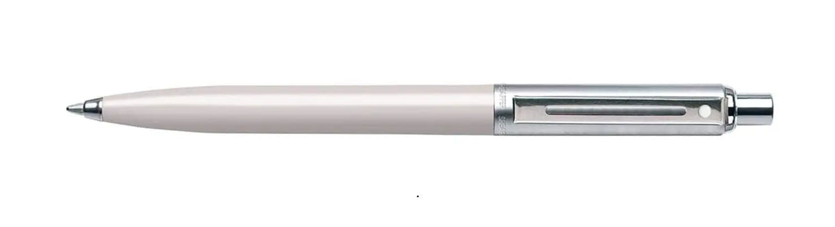 Sheaffer Sentinel, Black Resin Barrel, Chrome Cap, Nickel Plate Trim, Ballpoint cross