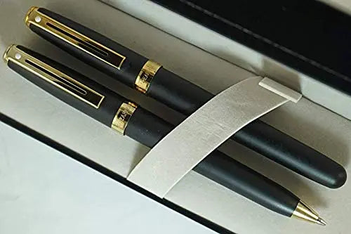 Sheaffer Signature Prelude Matte Black with 22KT Gold Appointments Rollerball Pen and 0.7MM Pencil set (Copy) Sheaffer