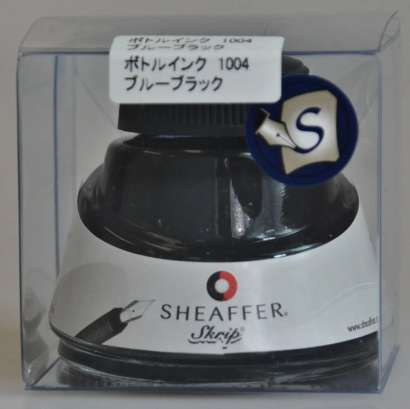 Sheaffer Skrip Jet Blue/Black Bottled Ink, 50ml -94211 Sheaffer