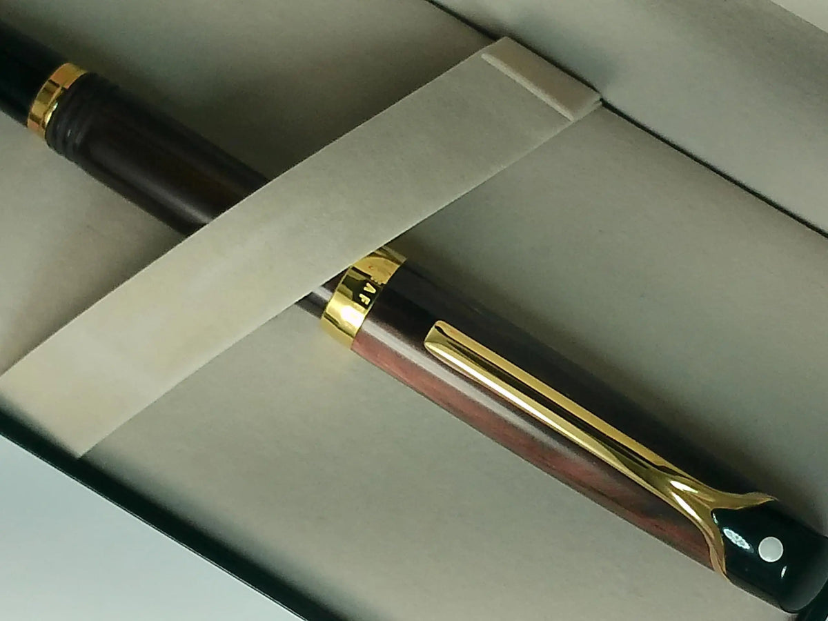 Sheaffer Valor Rollerball Pen, Glossy Brown with 22KT Gold Trim, Italian-Made, Gift Box Included cross