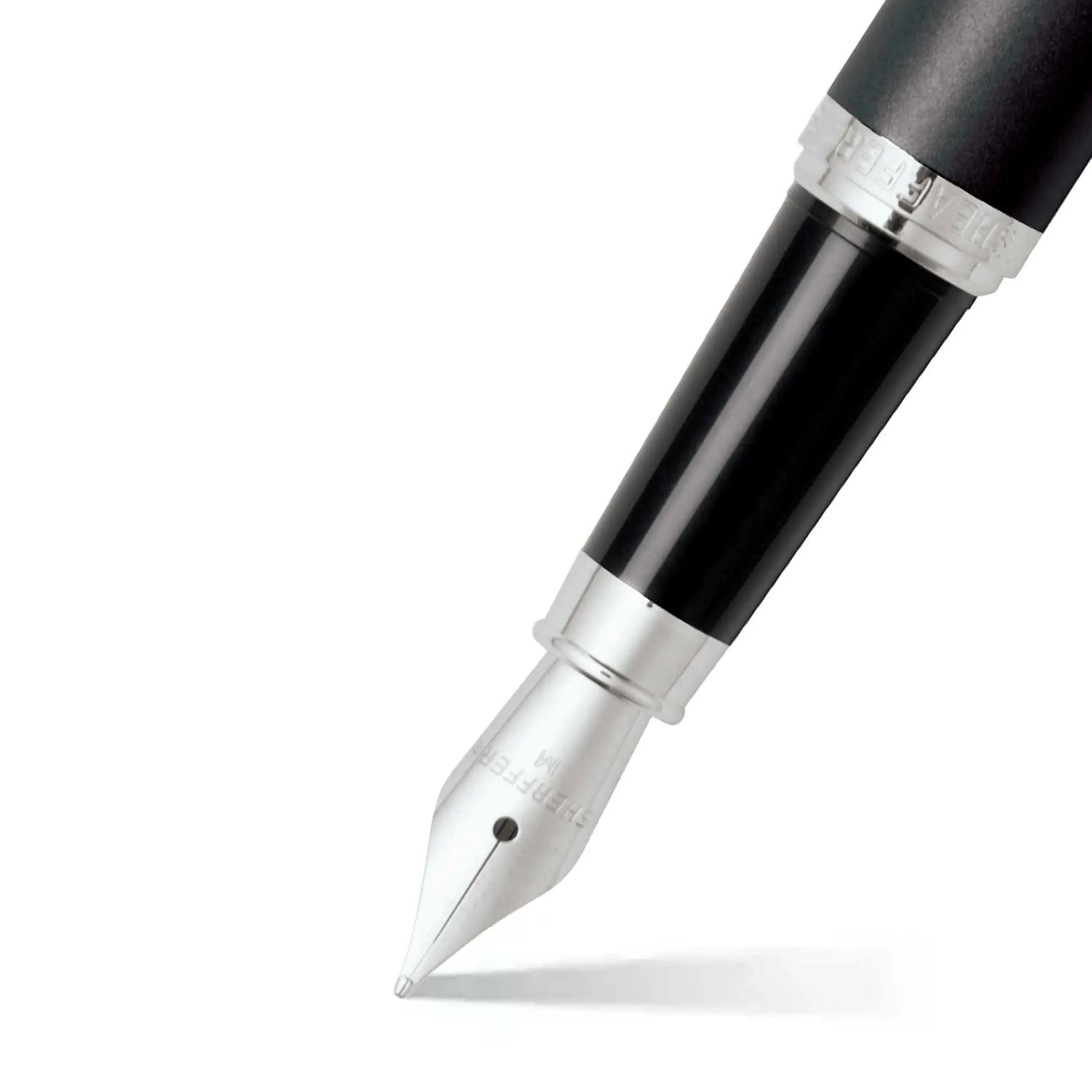 Sheaffer Vfm Matte Black Ballpoint Pen with Chrome Trim Sheaffer