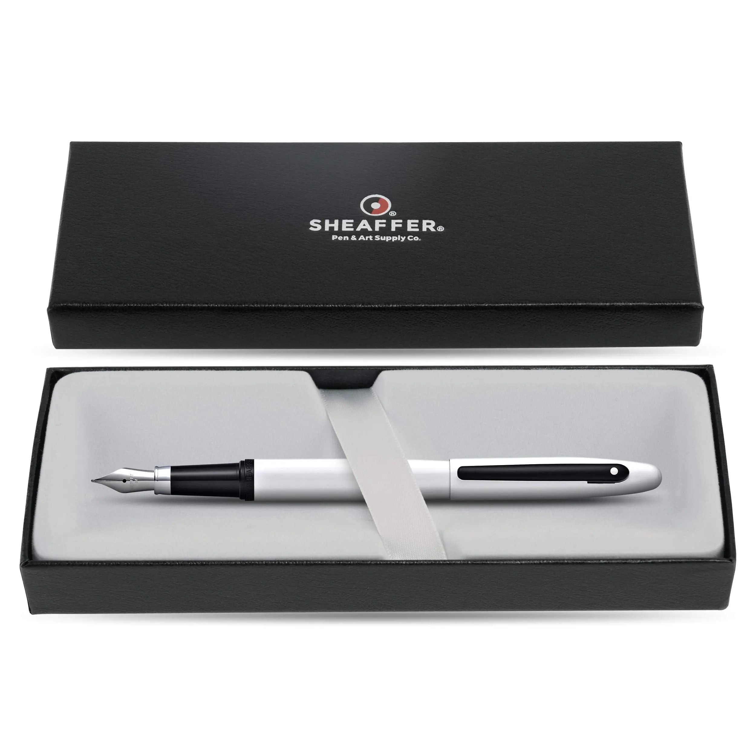 Sheaffer Vfm Matte Black Ballpoint Pen with Chrome Trim Sheaffer