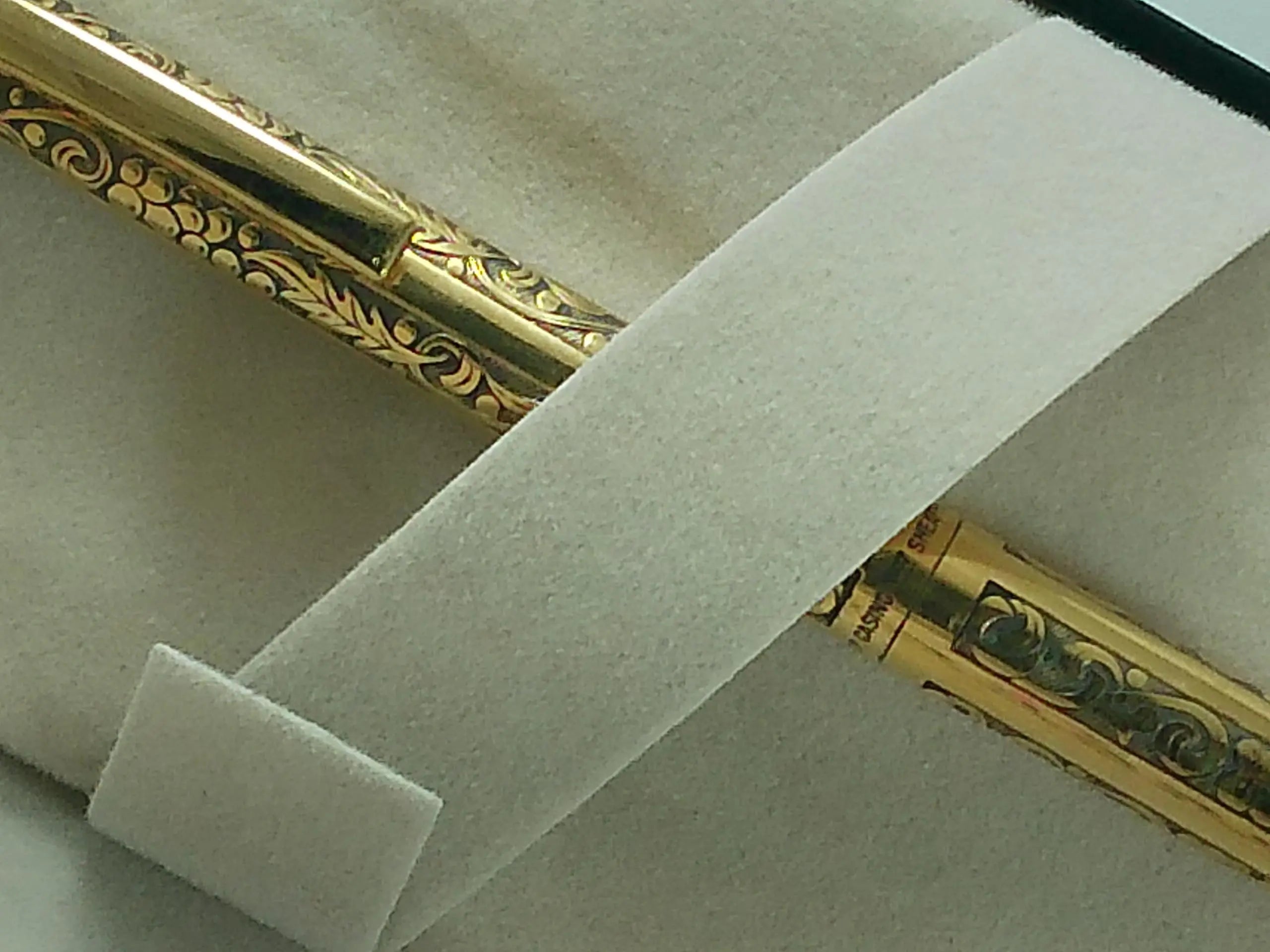 Sheaffer Vintage Imperial Edition Pencil, 0.9MM, 22KT Gold, Sculptured Decorative Barrel with Vine of Grapes & Leaves, Hand-Tooled Design Sheaffer