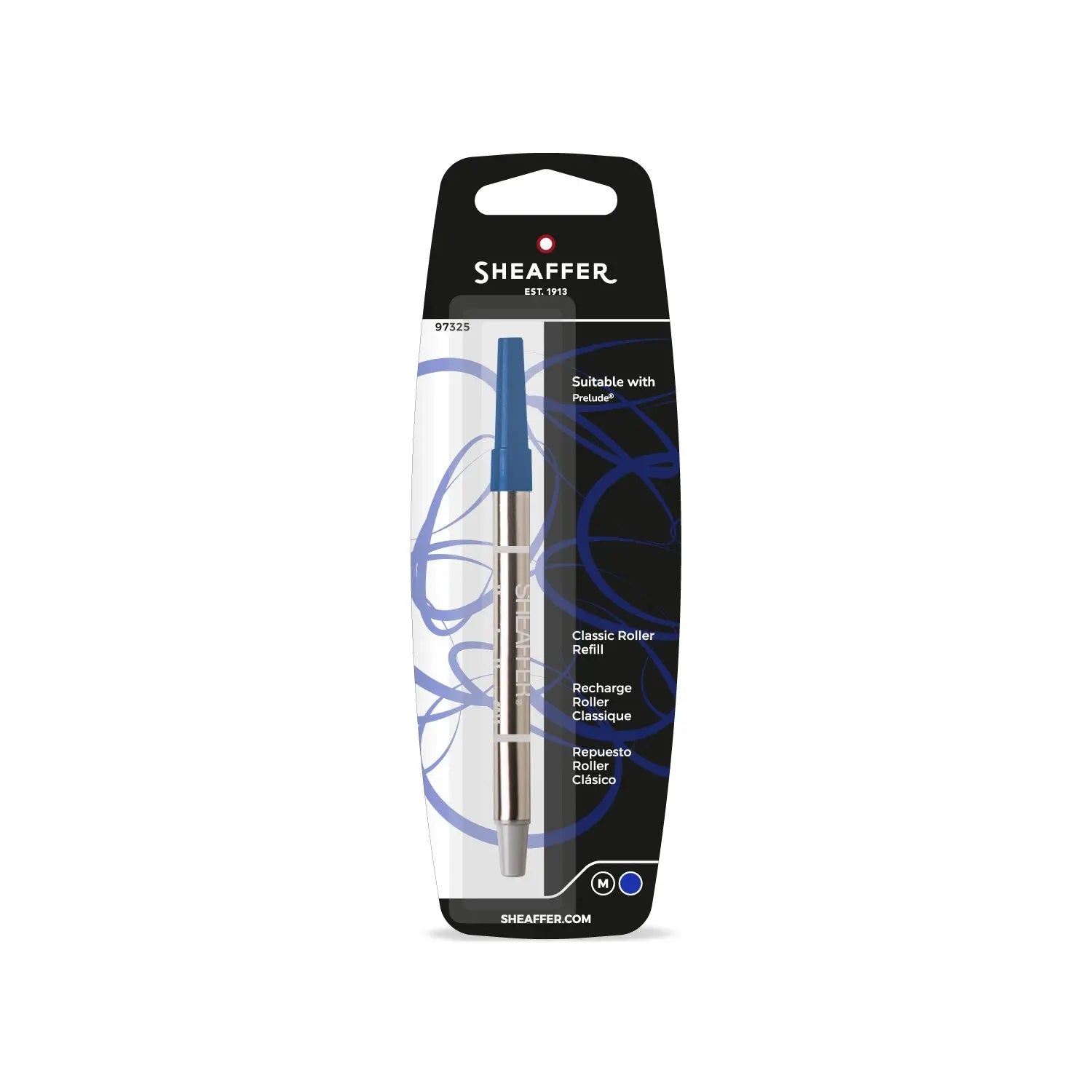 Sheaffer® Classic Rollerball Refill - Blue Medium - Blister Card - crosspenmall.com
