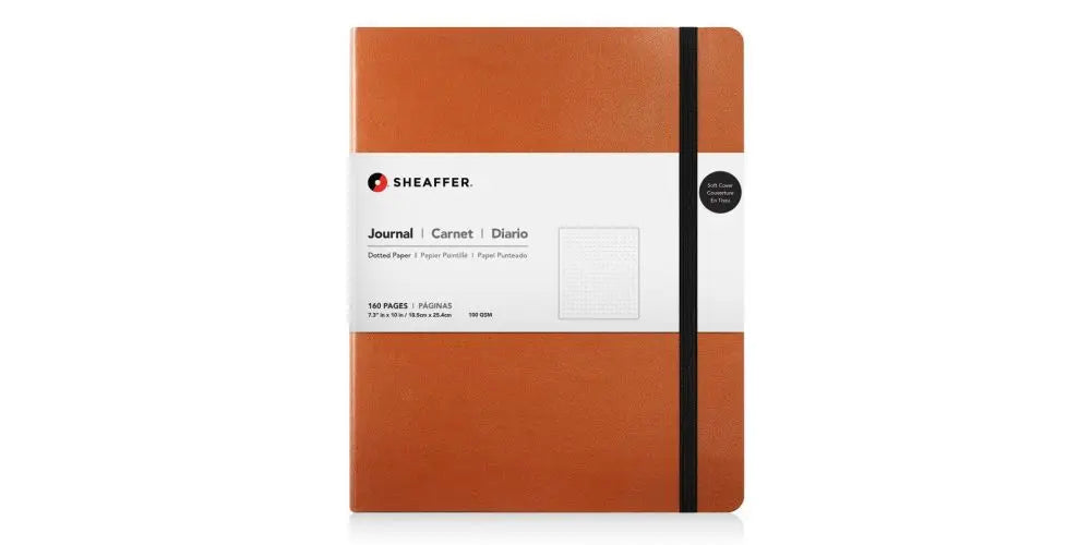 Sheaffer® Dotted Large Journal in Caramel Brown - crosspenmall.com