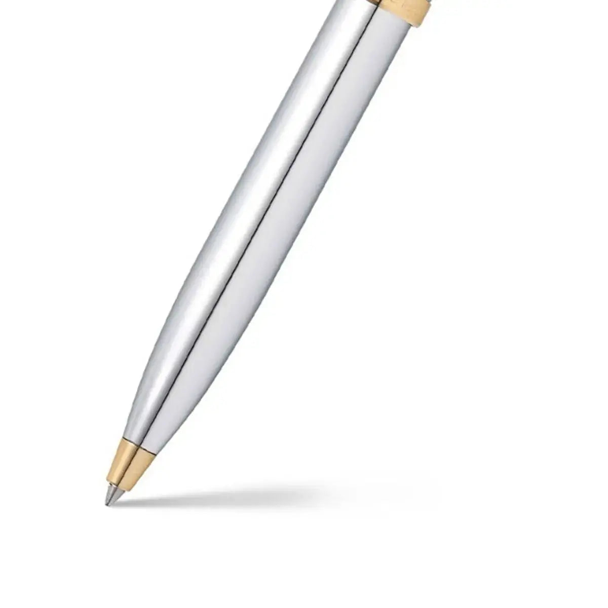 Sheaffer® Gift Set ft. Bright Chrome S100 9340 with Gold Tone Trim as Set of 2 pens - Ballpoint Pen & Fountain pen (M) - My Store