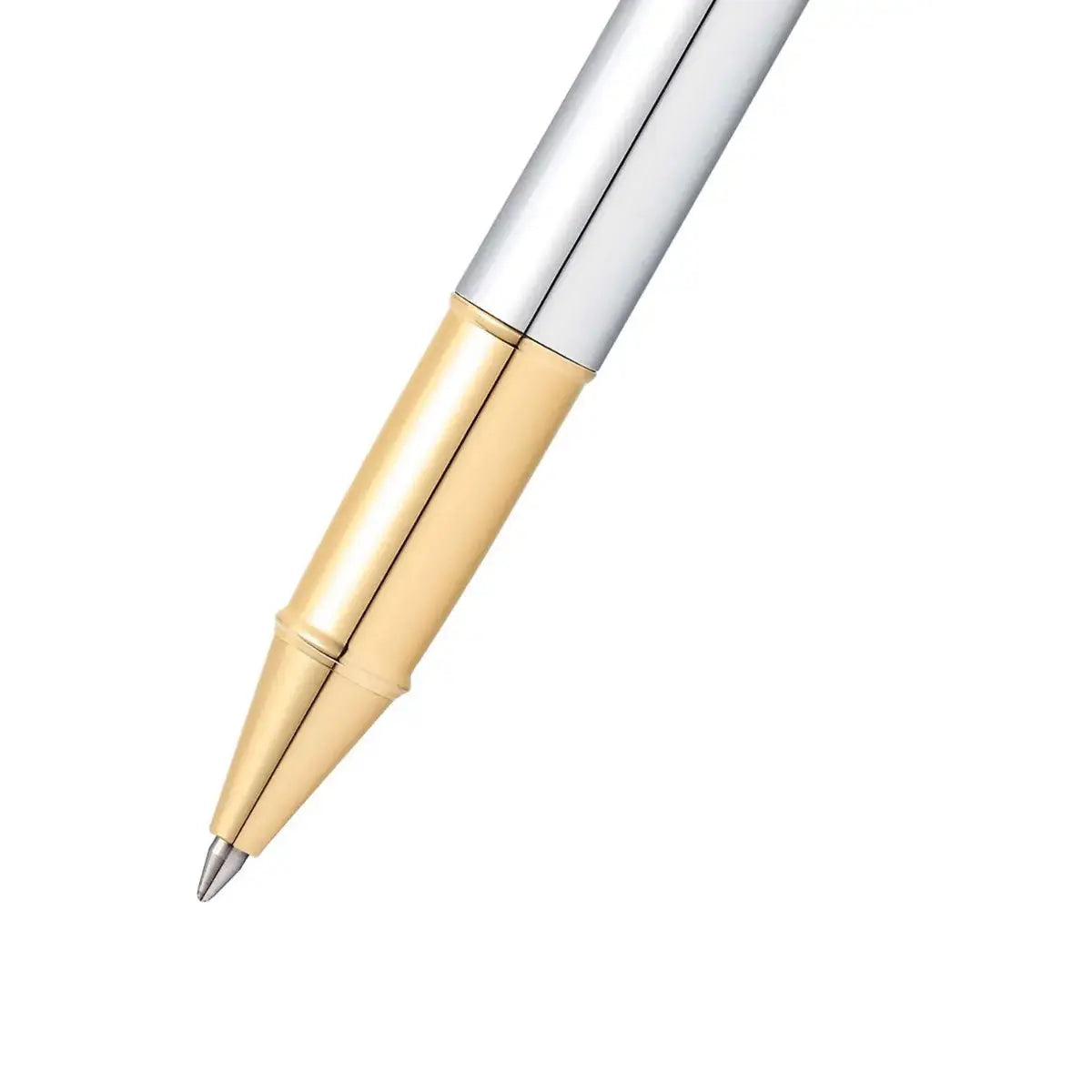 Sheaffer® Gift Set ft. Bright Chrome S100 9340 with Gold Tone Trim as Set of 2 pens - Ballpoint Pen & Fountain pen (M) - My Store