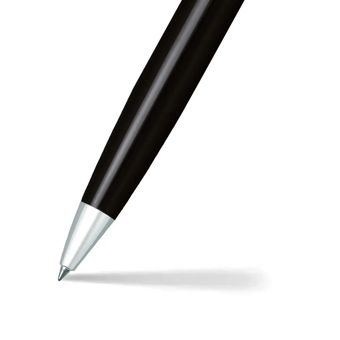 Sheaffer® Gift Set ft. Glossy Black S300 9314 with Chrome Trim as Set of 2 pens - Ballpoint Pen & Fountain pen (M) - My Store
