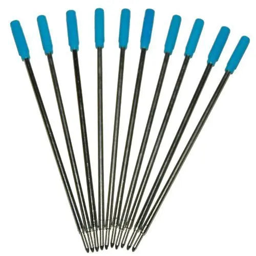 10 Genuine Intrepid Blue Ink Refill for Cross ballpoint pens ..Intrepid