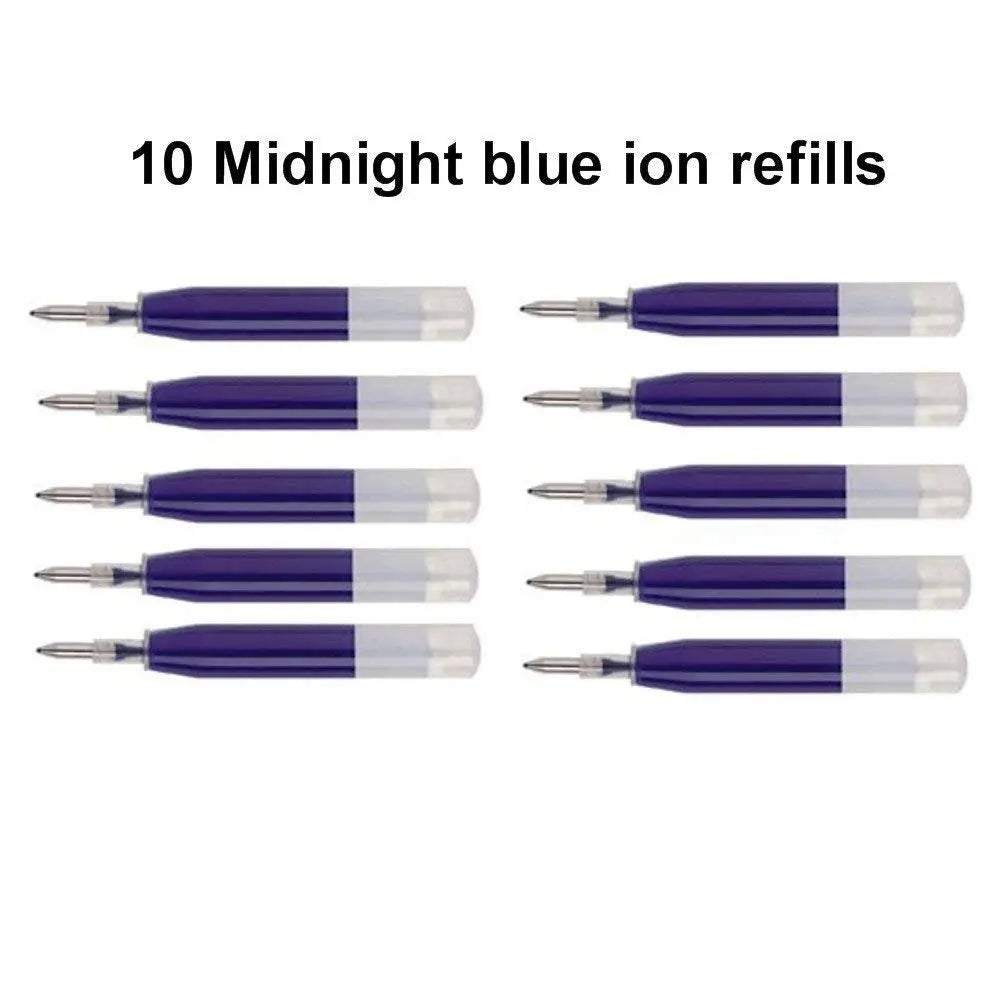 10 Genuine Intrepid Cross ion Gel Ink Refill [Bulk Packing] for Cross Roadster, Vice, Penatia Gelicious, and Matrix Pens Intrepid ION REFILL