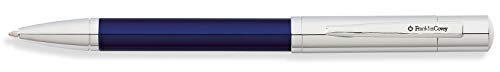 Franklin Covey Greenwich White Lacquer Ballpoint pen with chrome appointments in gift box packaging Cross