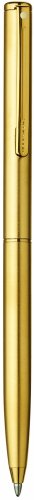 Sheaffer Agio Ball Pen, Angle Brushed 22K Gold Plate Finish with 22K Gold Plate Trim (SH/459-2) Sheaffer