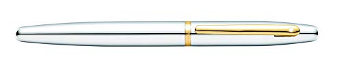 SHEAFFER VFM Chrome Rollerball Pen with Polished Gold-Tone Trim Sheaffer