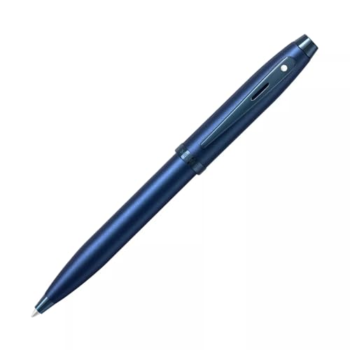 Sheaffer 100 Satin Blue with PVD Blue Trim Pen | Premium Blue Pen | Premium Pen Gift box Sheaffer