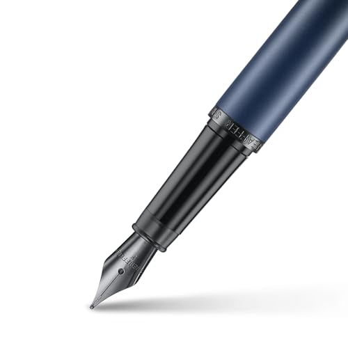 Sheaffer VFM E9429 Matt Blue with Black Trims with PVD Sheaffer