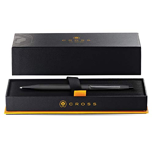 Cross Classic Century Refillable Ballpoint Pen, Medium Ballpen, Includes Premium Gift Box - Brushed Black Cross