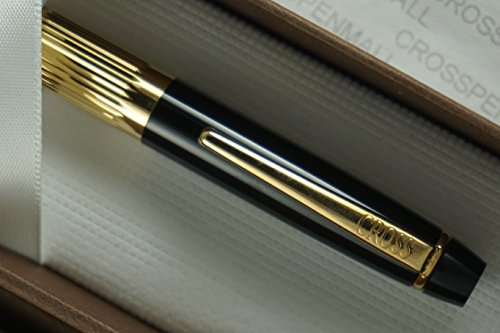 Cross Made in The USA Limited Edition Executive Series Metropolis Black and 22k Gold Rollerball Pen, Made in Lincoln, RI, USA My Store