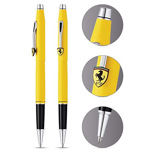 Cross Classic Century Collection for Scuderia Ferrari - Matte Modena Yellow Lacquer Rollerball Pen Cross