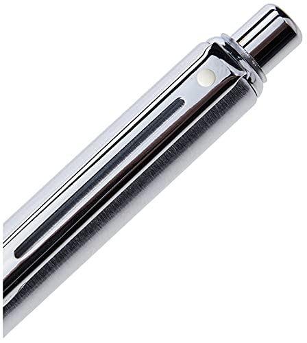 Sheaffer Sentinel - Refillable pencil, black resin barrel, brushed chrome cap - crosspenmall.com