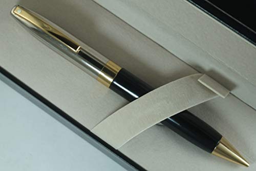 Sheaffer Made in the USA Legacy Heritage Black Lacquer Tuxedo series with Palladium and 22KT Gold 0.5MM Pencil - crosspenmall.com