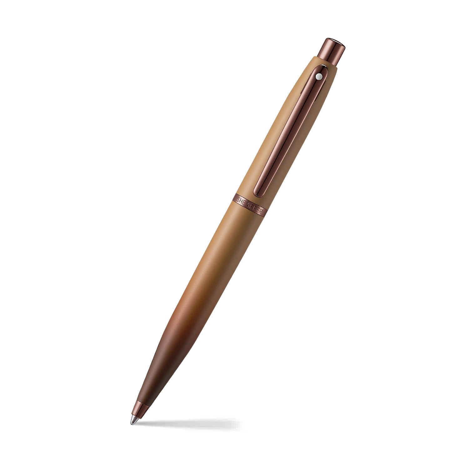 Sheaffer VFM 9428 Coffee Edition Matt Brown Ballpoint Pen with Regal Brown PVD Trims Sheaffer