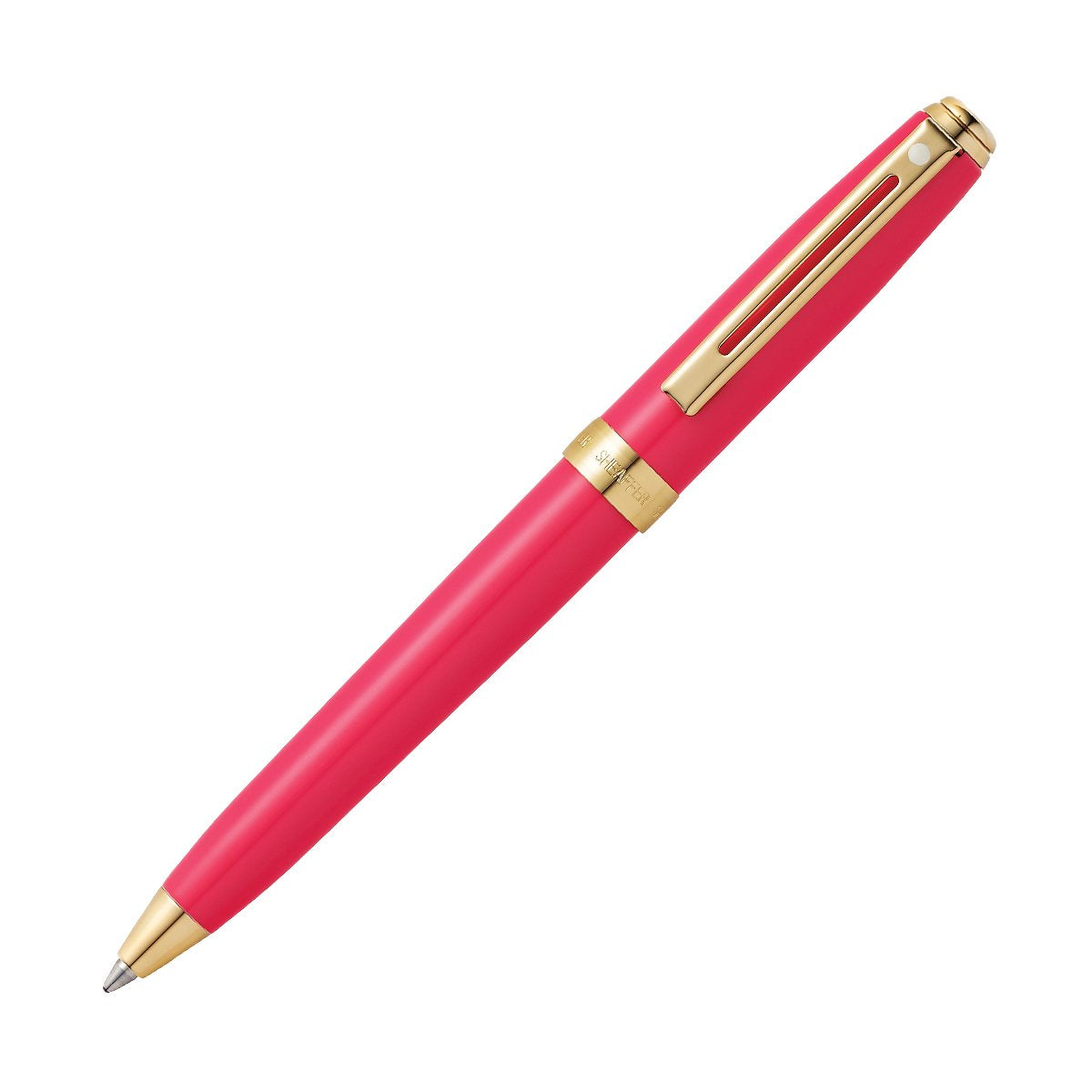 Sheaffer Prelude Mini Ballpoint Pen, Gloss Pink Featuring Gold Tone Trim (E2980951) Sheaffer