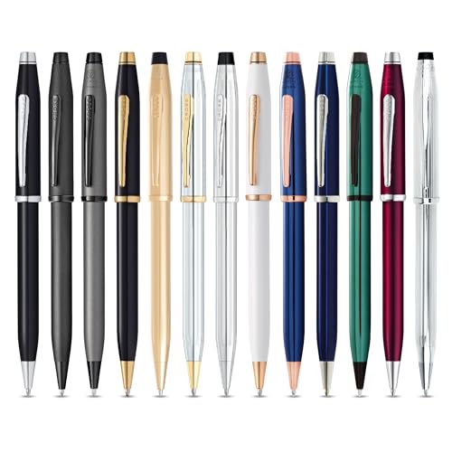 Cross Century II Refillable Ballpoint Pen, Medium Ballpen, Includes Premium Gift Box - 23KT Gold Plate Cross