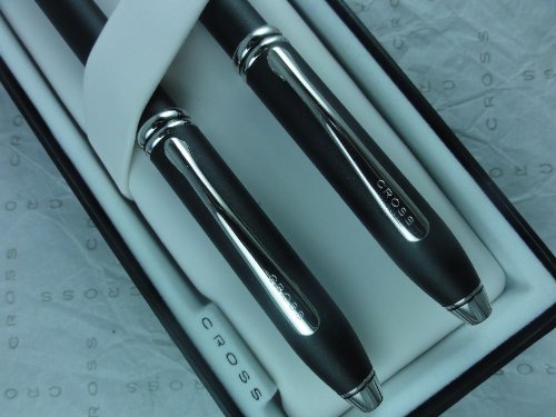 Cross Townsend Limited Edition Matte Black Pen and Pencil - crosspenmall.com