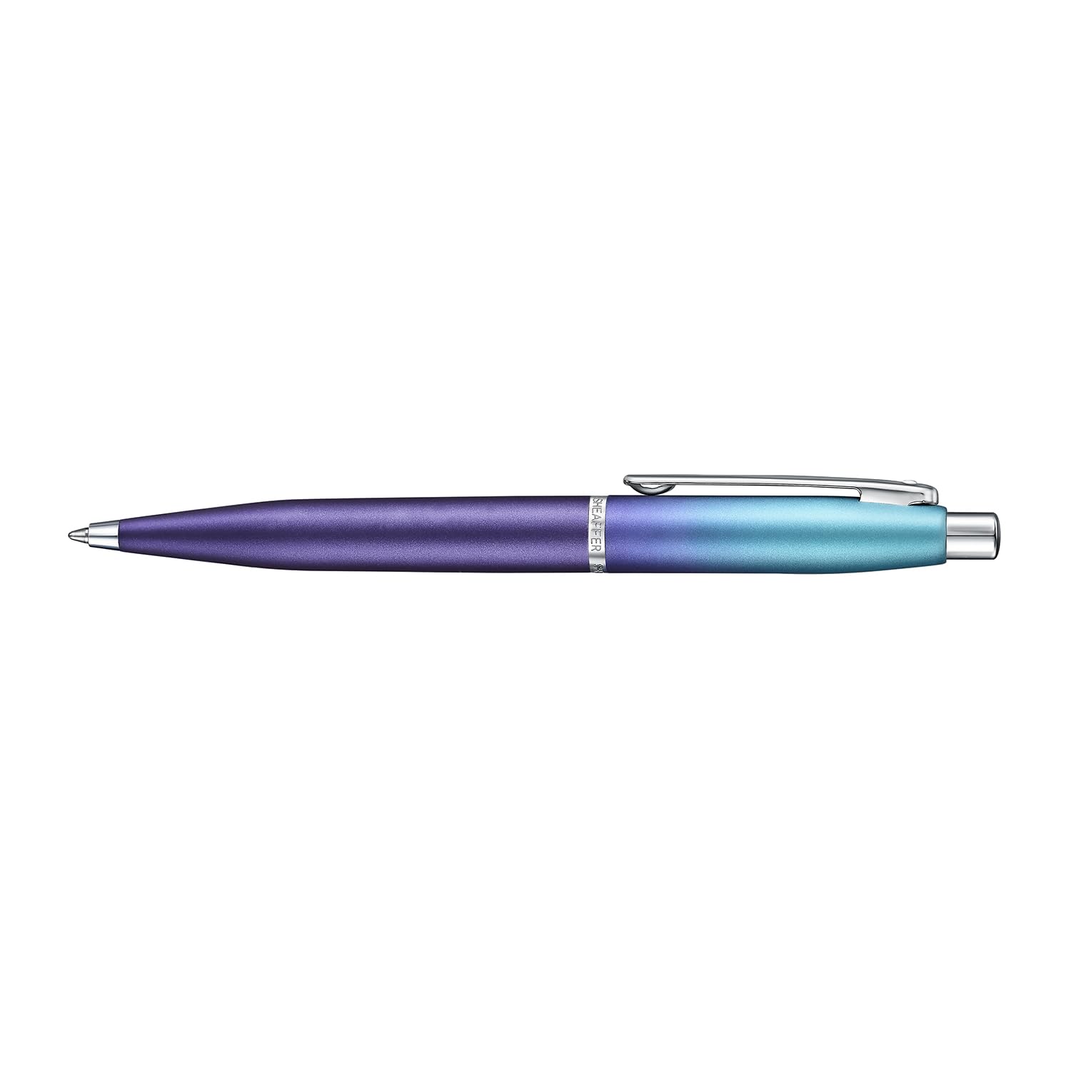 Sheaffer Expressions VFM 9430 Ballpoint Pen, Blue and Purple Pearlised Gradient with Chrome-Plated Trims