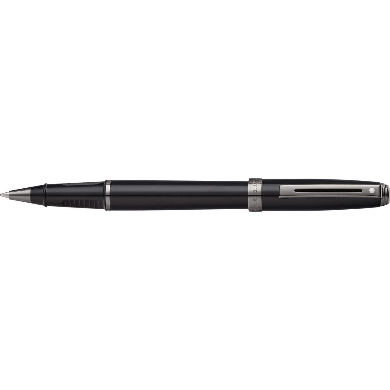 Sheaffer Prelude Gloss Black Rollerball Pen with Gun Metal Tone PVD Trim Sheaffer