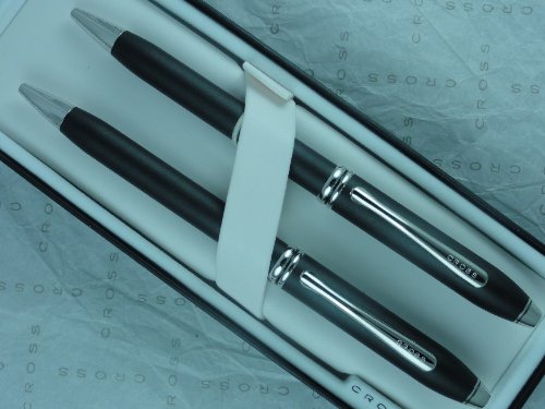 Cross Townsend Limited Edition Matte Black Pen and Pencil - crosspenmall.com