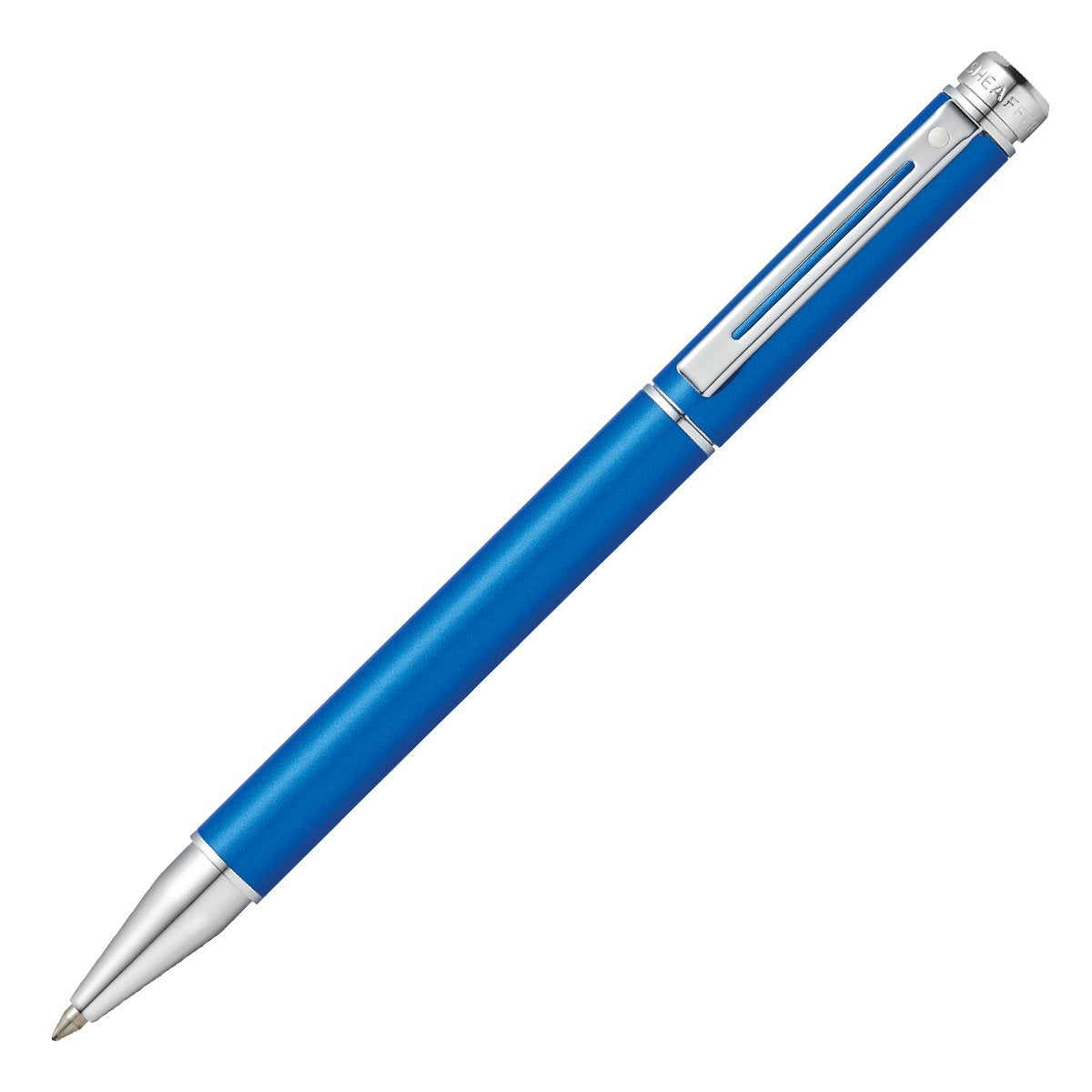 Sheaffer 200 Chrome Trim Rollerball, Matte Metallic Blue (E1915551) Sheaffer