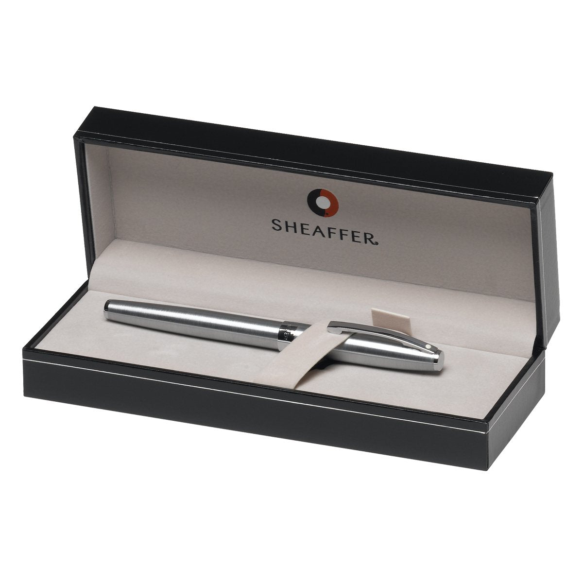 Sheaffer Sagaris Rollerball Pen, Brushed Chrome, Chrome Trim (E1947251) - crosspenmall.com