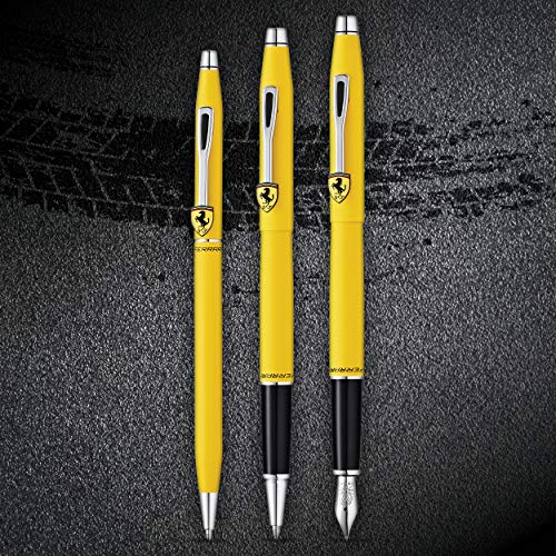 Cross Classic Century Collection for Scuderia Ferrari - Matte Modena Yellow Lacquer Rollerball Pen Cross