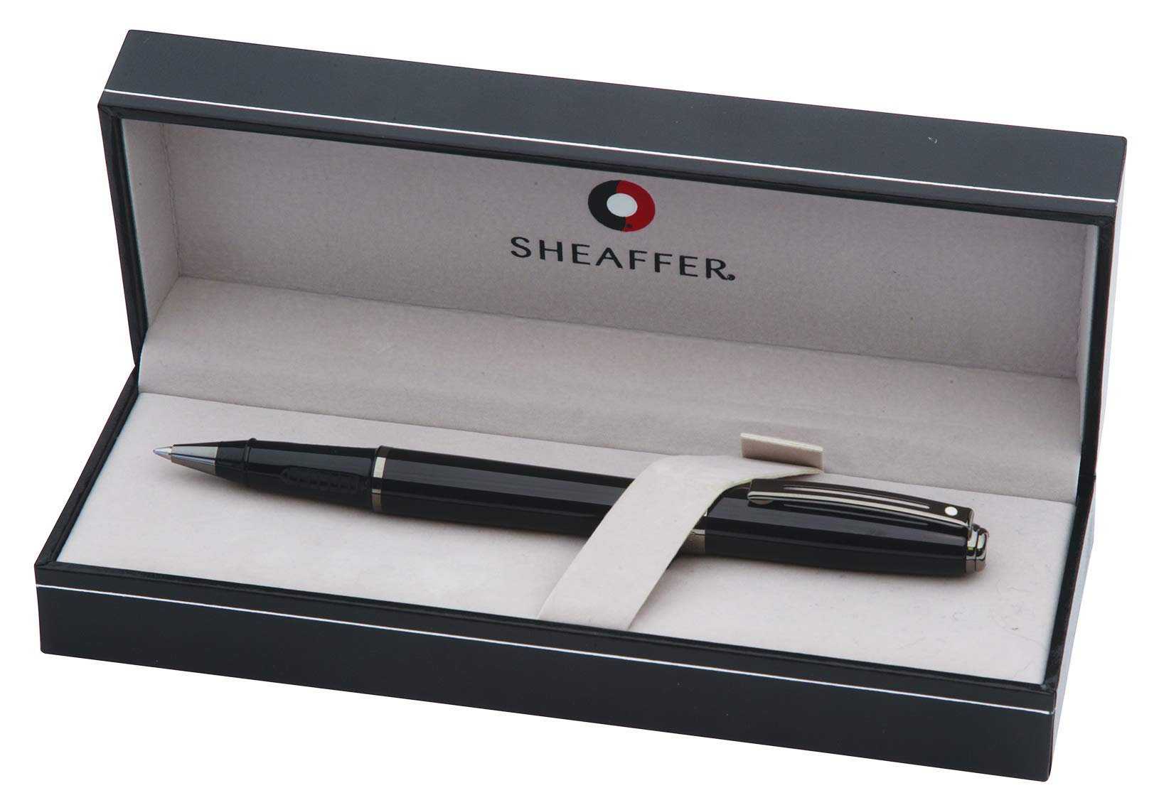 Sheaffer Prelude Gloss Black Rollerball Pen with Gun Metal Tone PVD Trim Sheaffer