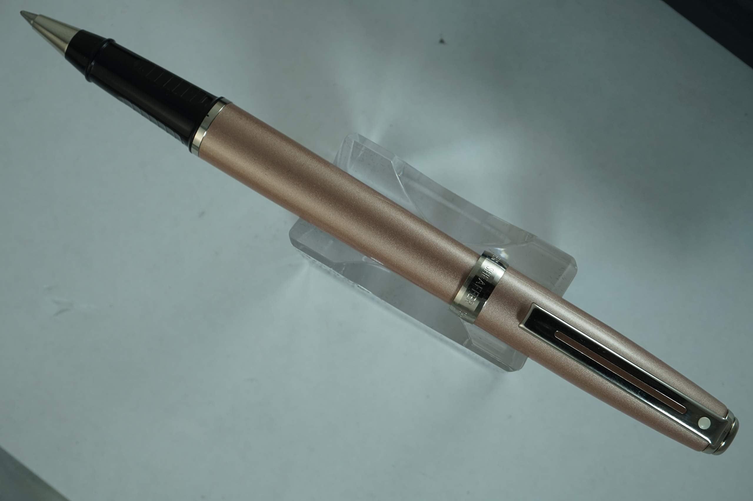 Sheaffer Signature Prelude Rose Shimmer Barrel with Nickel Appointments Rollerball Pen - crosspenmall.com