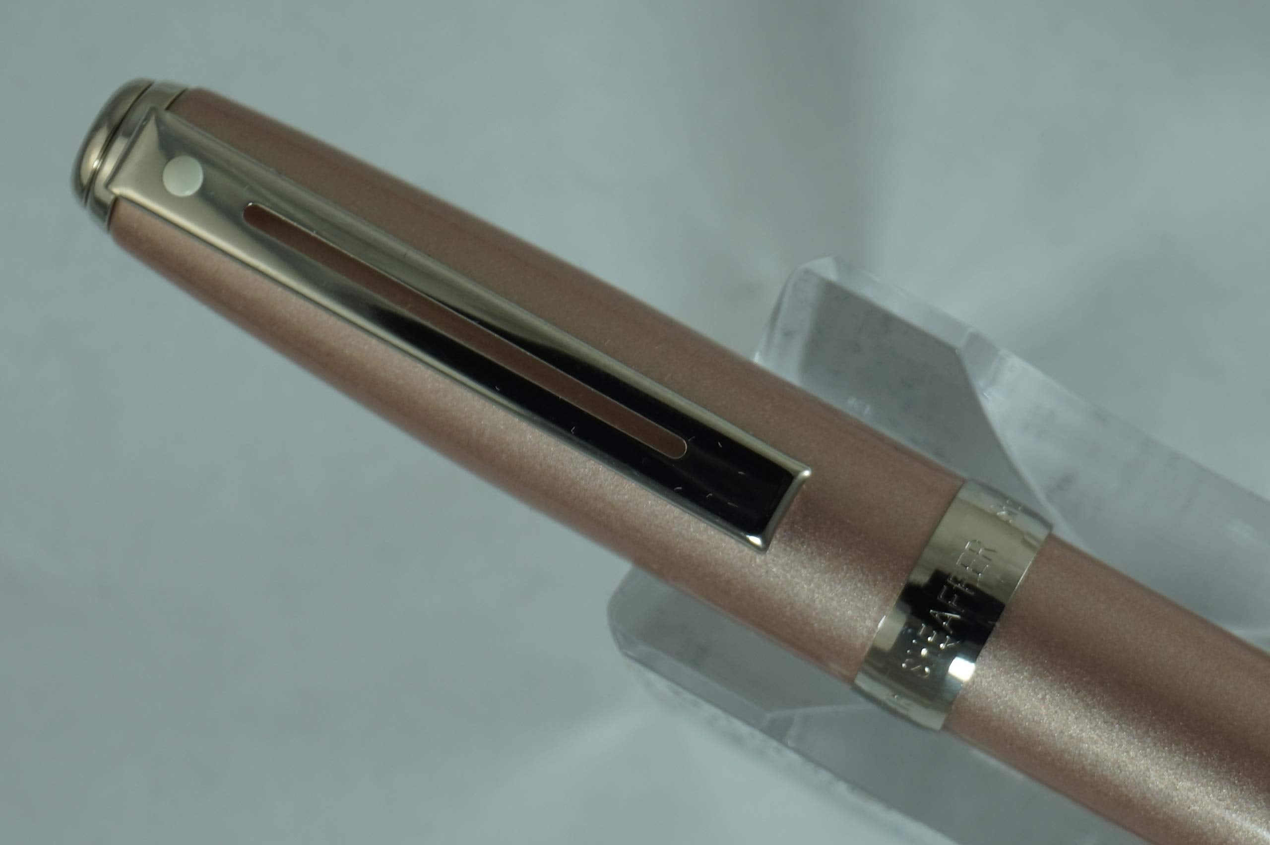 Sheaffer Signature Prelude Rose Shimmer Barrel with Nickel Appointments Rollerball Pen - crosspenmall.com