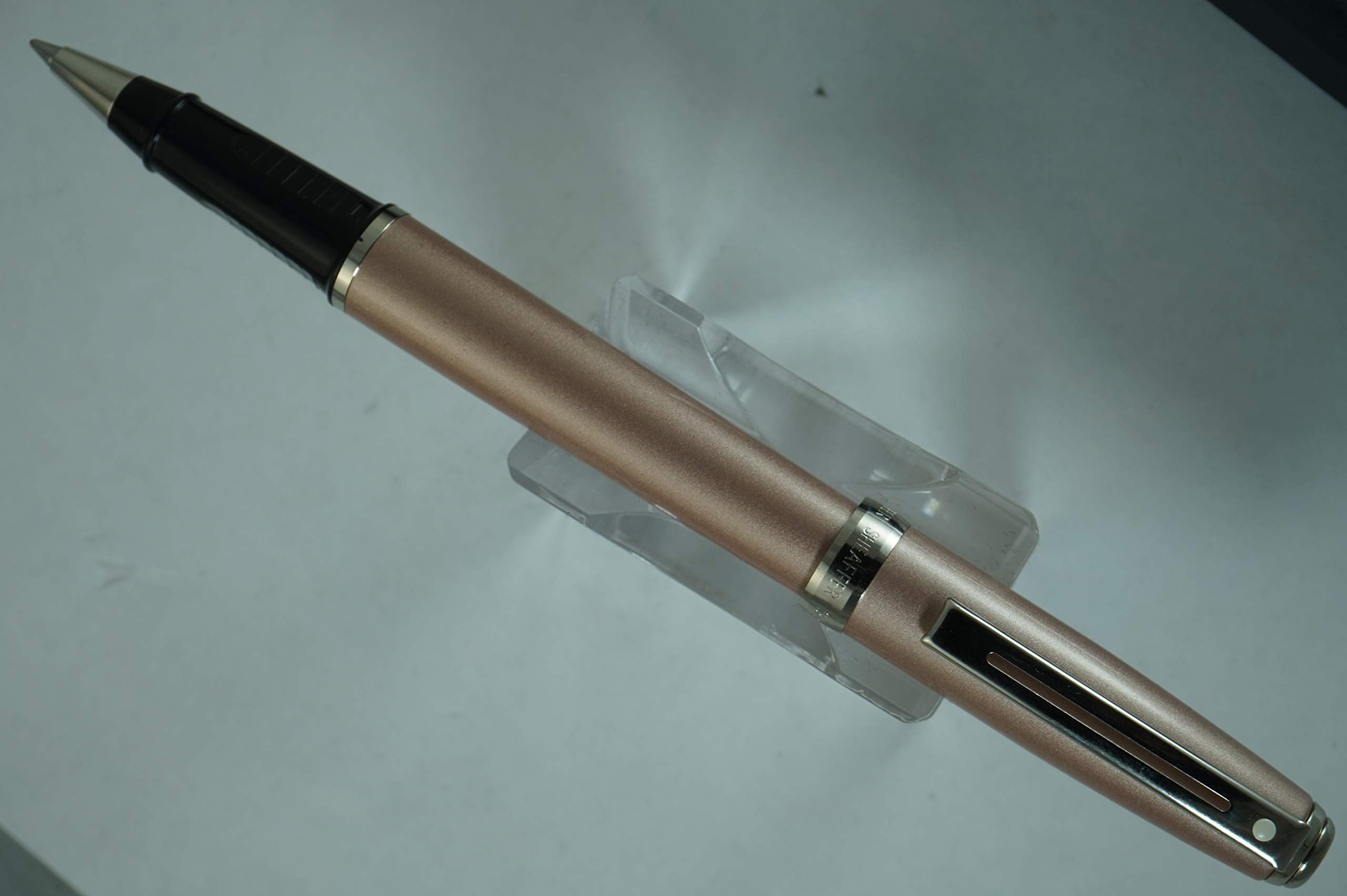 Sheaffer Signature Prelude Rose Shimmer Barrel with Nickel Appointments Rollerball Pen - crosspenmall.com