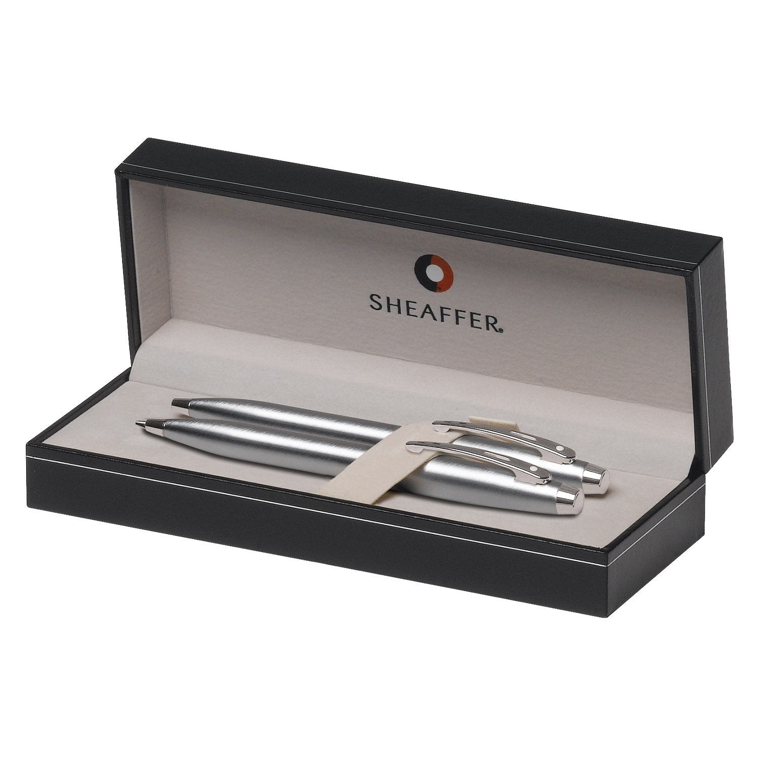 Sheaffer Gift Collection 100 Series Ball Point and Mechanical Pencils Set, Brushed Nickel Finish with Nickel Plate Trim (SH/9306-9) Sheaffer