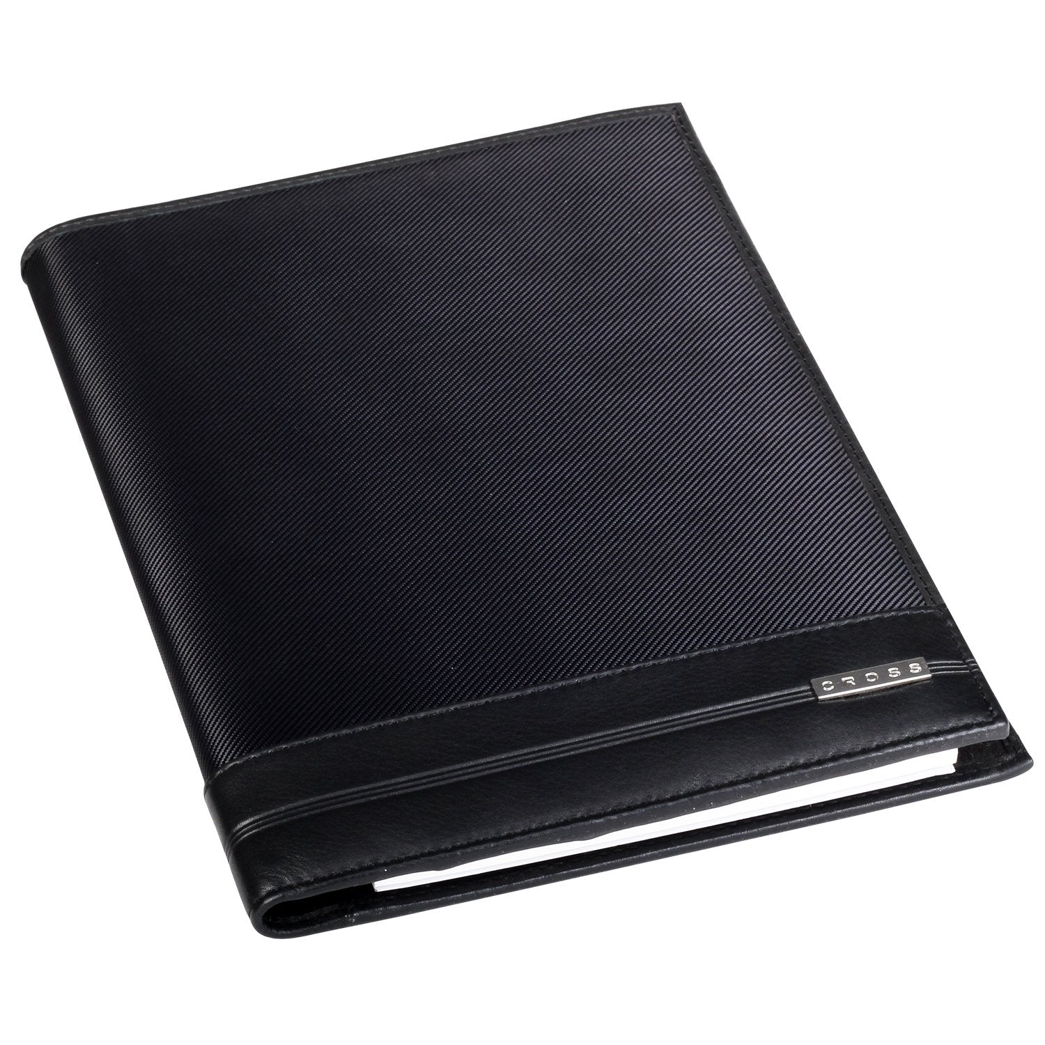 CROSS Men's Genuine Leather and Nylon Junior padfolio with Agenda Pen Classic Century - Black - AC018047-1 Cross